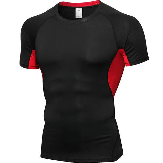 Quick Dry Men'S T-Shirt Crossfit Gym Male Rashguard Sportswear Compression Fitness Shirt Top Running Jersey Sport Clothes